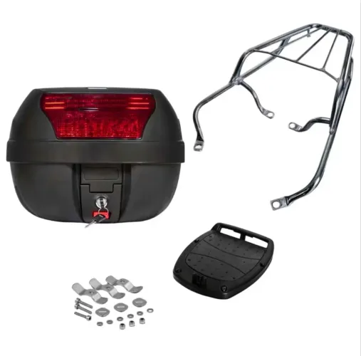 Baú com suporte para Biz 125 2006 à 2010