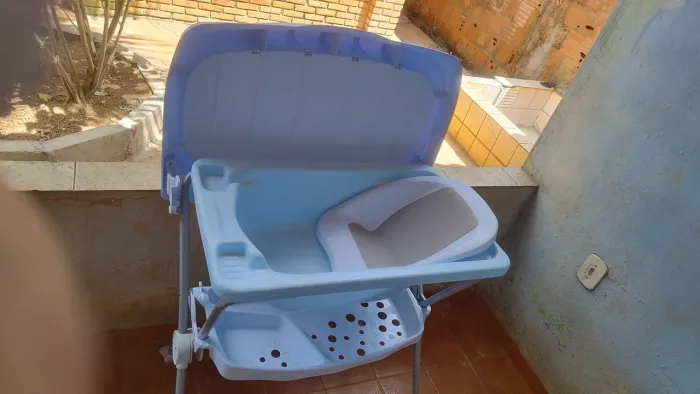 Banheira com Trocador Galzerano Dobrável