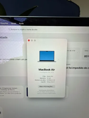 MacBook Air M4 256gb 16gb