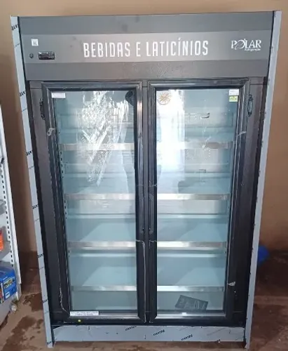 EXPOSITOR REFRIGERADO 2 PORTAS - NOVO