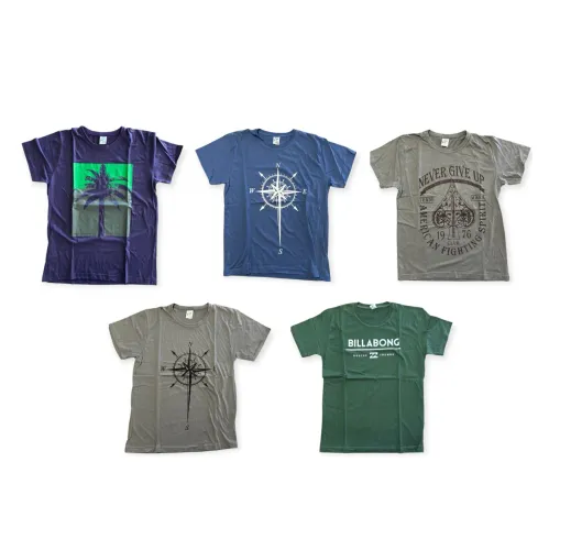 Lote 22 camisetas masculinas tamanho M para revenda