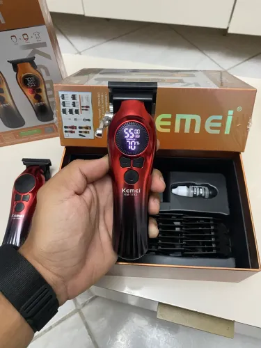 Máquina de Cabelo Kemei 1783 C/2 unidades pronta entrega
