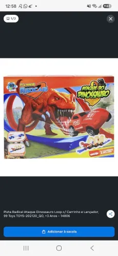 Pista Ateque Dinossauro