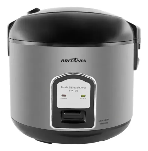 PANELA ELETR BRITANIA BPA10PI 10XIC PT INOX 110V