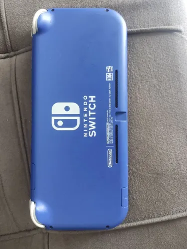 Nintendo switch lite desbloqueado azul