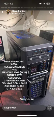 Gabinete Computador