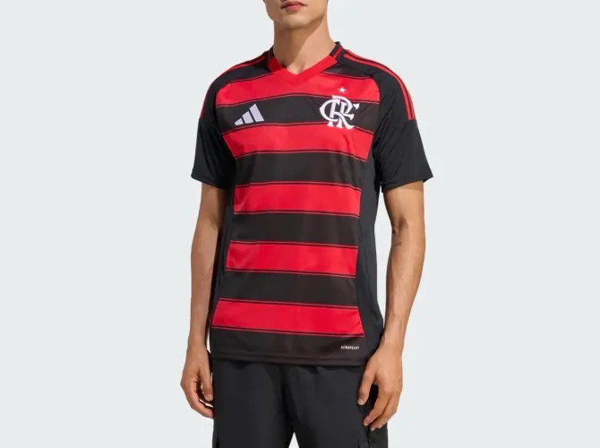 Camisa do Flamengo I 25/26 adidas Masculina Torcedor