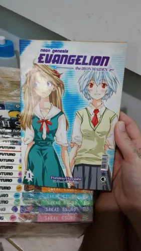 Lote Mangá Evangelion The Iron Maiden 2nd - Vols 1, 2 e 8