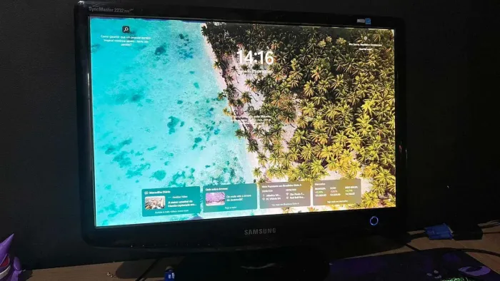 ?Monitor Samsung 24 polegadas + Adaptador HDMI Novo