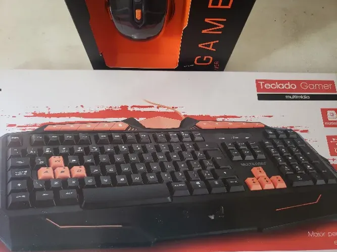 Kit Teclado Multimidia e Mouse Profissional Gamer