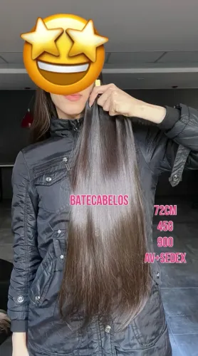 Cabelo brasileiro do Sul natural virgem