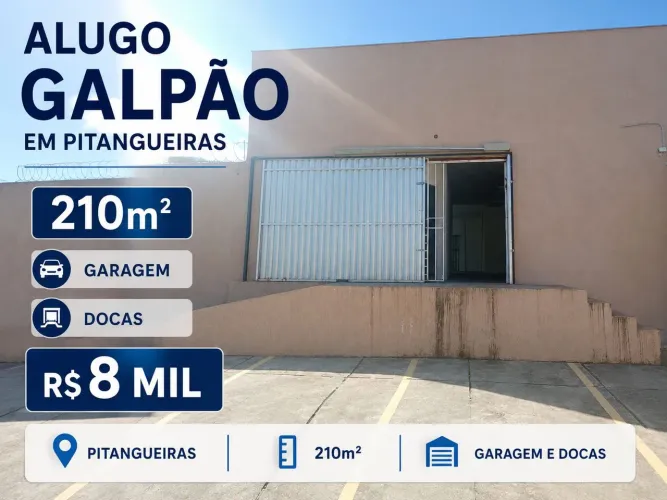 Alugo Galpão em Pitangueiras ,Lauro de freitas