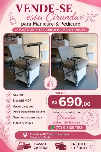 Ciranda para manicure Reforçada!