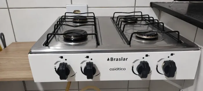 Fogão Portátil Braslar 4 Bocas