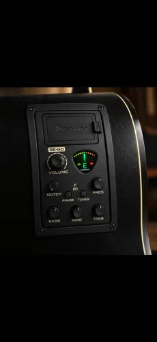 ? VIOLÃO STRINBERG BLACK SERIES SD200C TOS - ELETROACÚSTICO