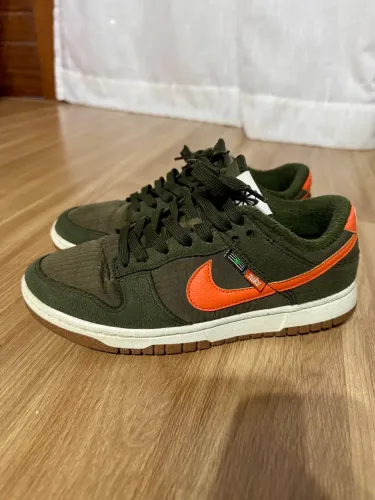 nike dunk low retro toasty - sequoia orange olive