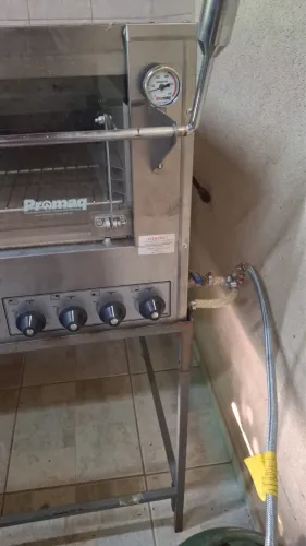 Forno industrial a gás para pizza promaq