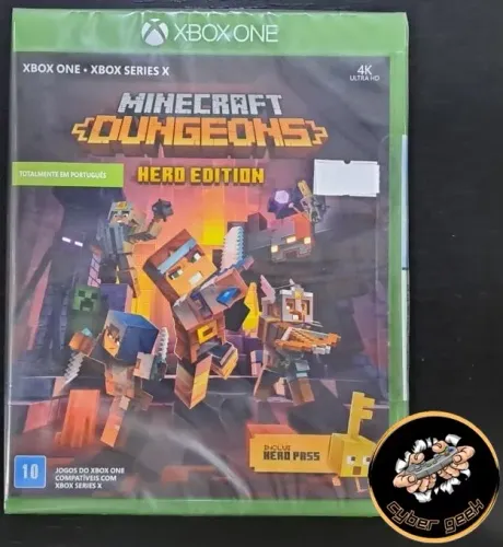 X-BOX ONE MINECRAFT DUNGEONS NOVO LACRADO