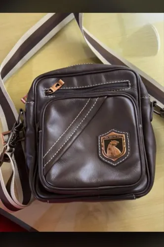 Bolsa pequena tiracolo Nordweg couro legítimo