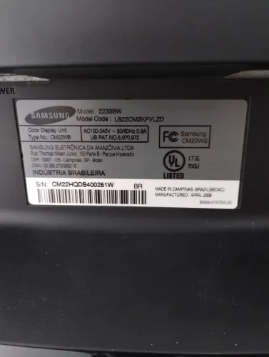 Monitor Samsung 21 polegadas 