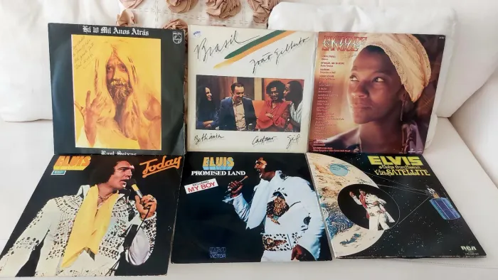 Coleção 106 Discos Vinil LP Vários Artistas Elvis Presley MPB Internacional OPORTUNIDADE 