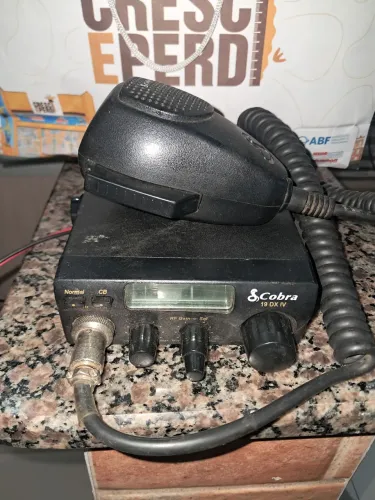 Rádio px e antena bobinada 