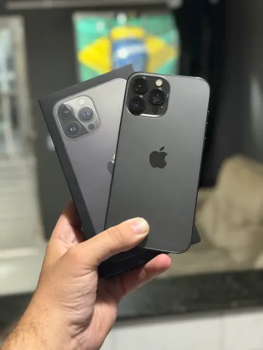 iPhone 13 Pro Max Grafite 128 GB 6 meses de garantia