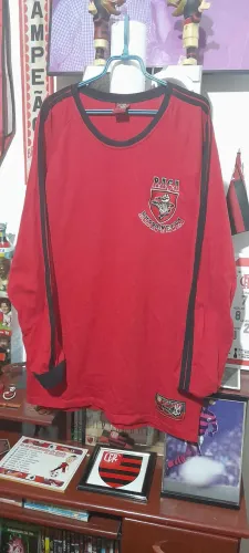 Camisa flamengo  ( raça rubro-negra  )  - manga longa 