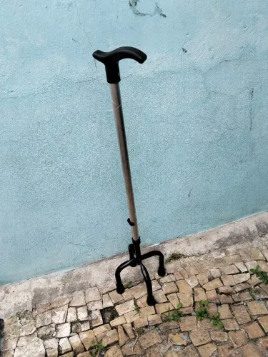 Bengala 4 pés alumínio 