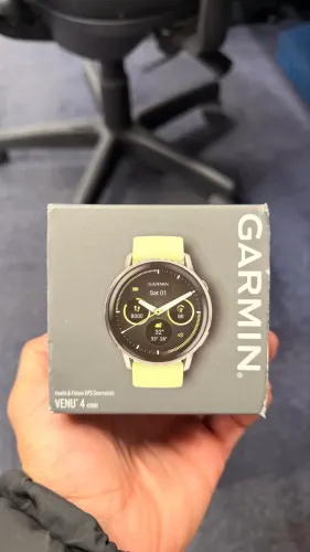 Garminw Venu 4 45mm AMOLED GPS + Nota Fiscal + Apenas 2 Meses de Uso