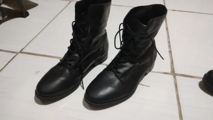  Bota Coturno Bottero Dobra preta 