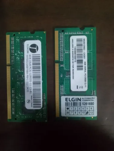 DDR 3 4gb cada 4x2=8gb 85 reais nos dois