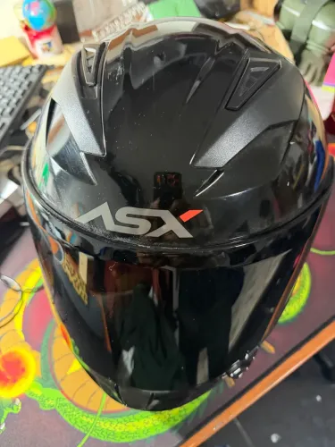 Capacete ASX1 preto TAM 60