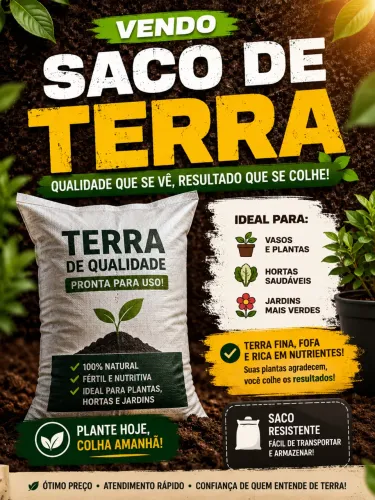 VENDE-se estérco e Terra fertilizada