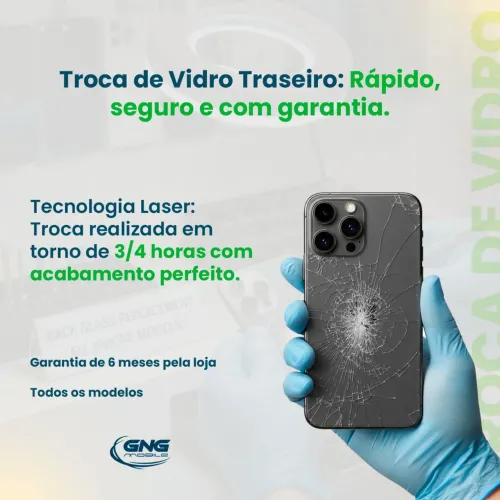 Vidro Traseiro iPhone  - Todos os Modelos 