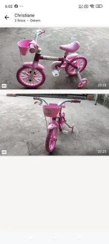 Vendo uma linda bicicleta