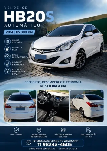 Hyundai HB20S C.style/c.plus1.6 Flex 16V Aut. 4P 2014