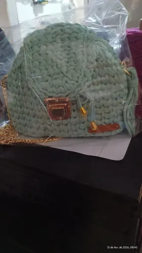 Lindas bolsas de crochê