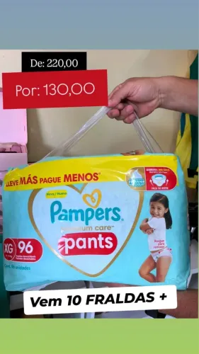 Fraldas Pampers Care