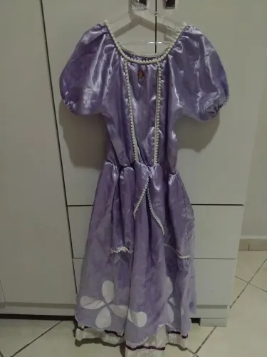 Vestido Infantil Princesinha Sofia