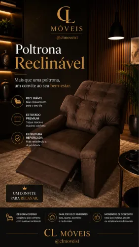 Poltrona reclinável