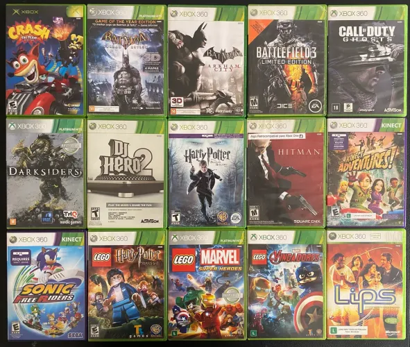 Jogos originais p/ Xbox 360