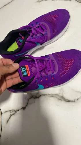 nike free rn - roxo original feminino numero 39 - lightning ótimo - running corrida