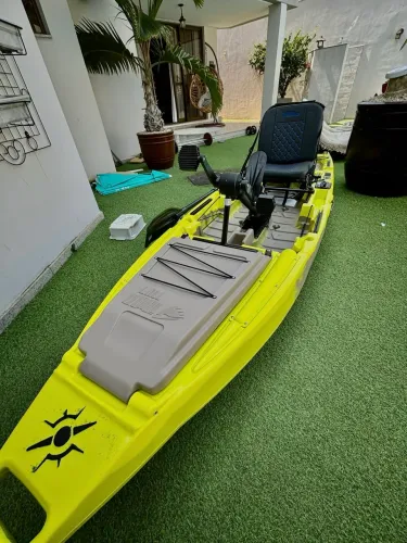 Caiaque Milha Náutica Iron1187 +Pedal PowerDrive+Cadeira Confort