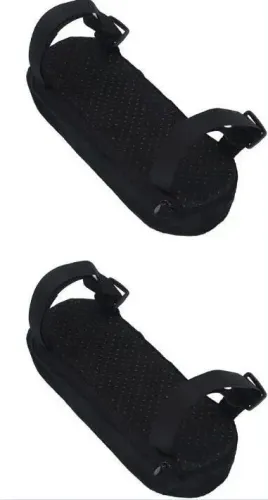 Conjunto 2 almofadas de apoio ergonômico para braços de cadeira.