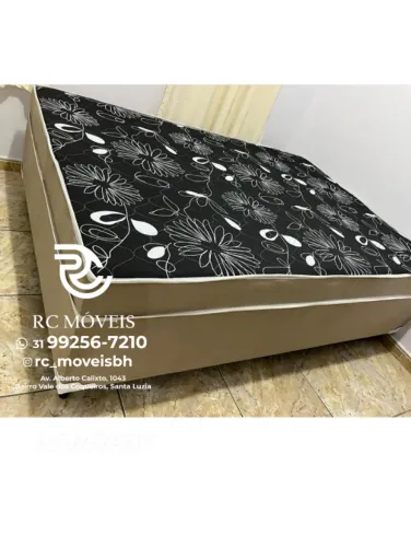 Cama Box Casal OrthoBox com Colchão D33 - Conforto e Durabilidade