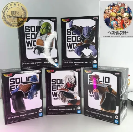 SET GINYU FORCE DRAGON BALL Z SOLID EDGE WORKS BANPRESTO 100% ORIGINAL
