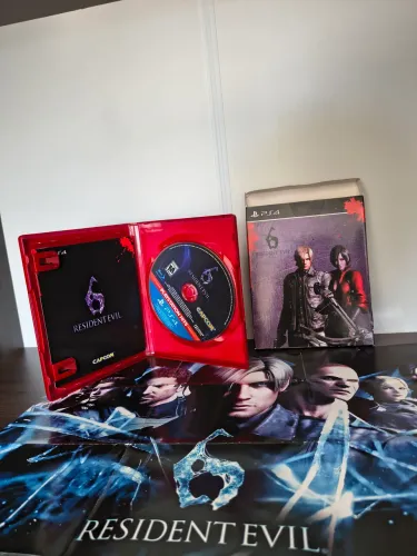 Jogo Resident EVIL 6 para PS4 com Pôster e Caixa de Papelão 