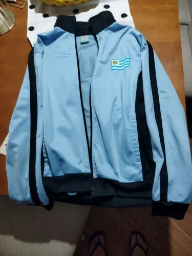 Jaqueta Original Seleção Uruguai Azul Celeste Tam G