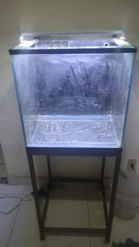 Aquário com suporte